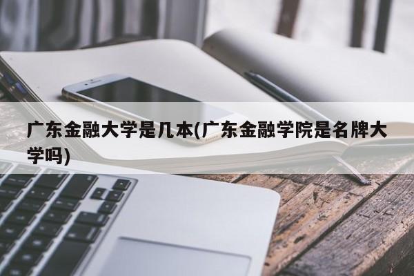 广东金融大学是几本(广东金融学院是名牌大学吗)